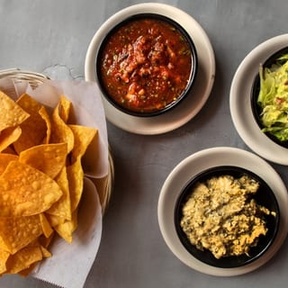 Three Dips (Guacamole, Spinach & Salsa)