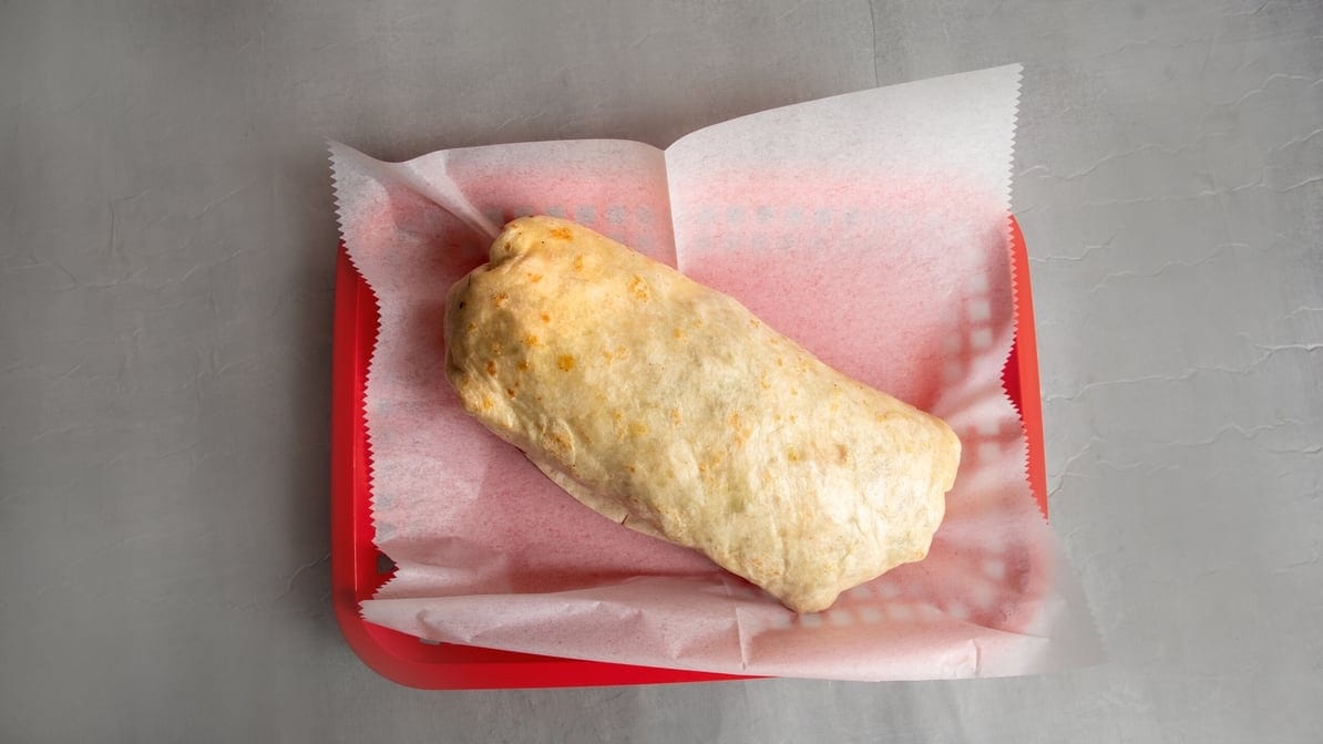 Chicken Wrap Burrito.