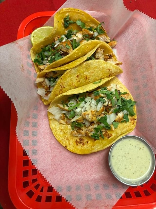Chicken Tacos.